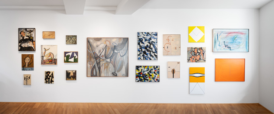 Installation view of Werner Frei, 'The Modernist and his view ahead. Works from 1930-1980', 2025, Galerie Fabian Lang, Zürich. Courtesy of the artist and Galerie Fabian Lang. © Fabian Lang