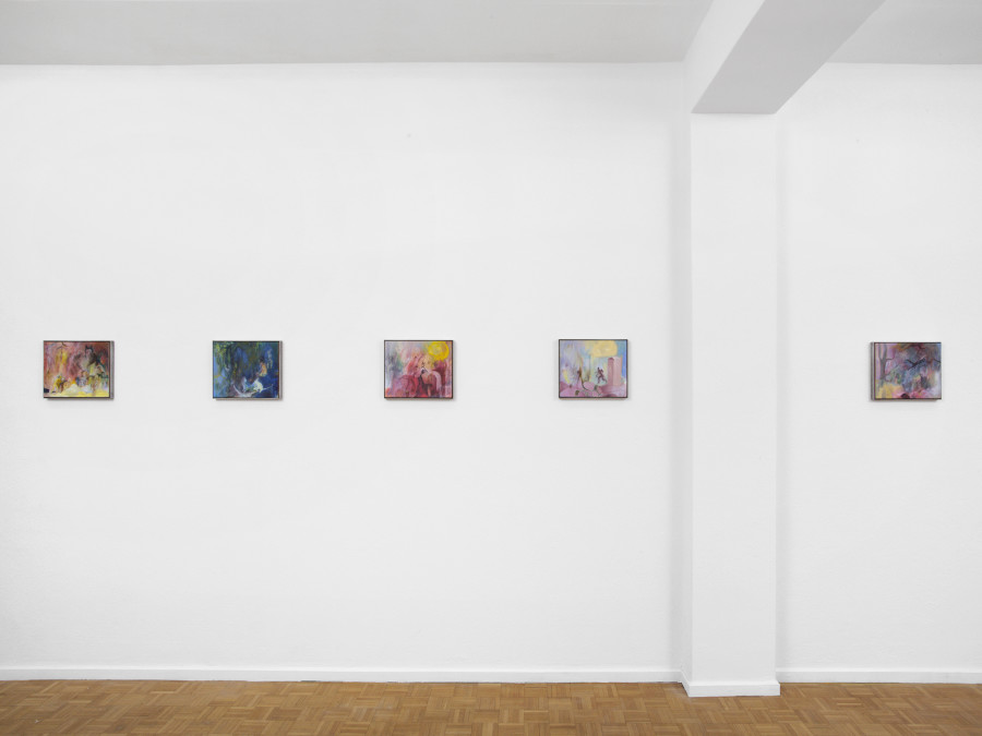 Leonardo Pellicanò: OltrePanico!, Exhibition view, 2023,
Courtesy of the artist and Sentiment, Photo Credit: Philipp Rupp / Julien Gremaud.