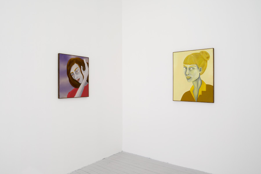 Exhibition view, "Together Separated", Rebecca Brodskis, Fabienne Levy, Geneva, 2025. Photo credit: Claude Cortinovis