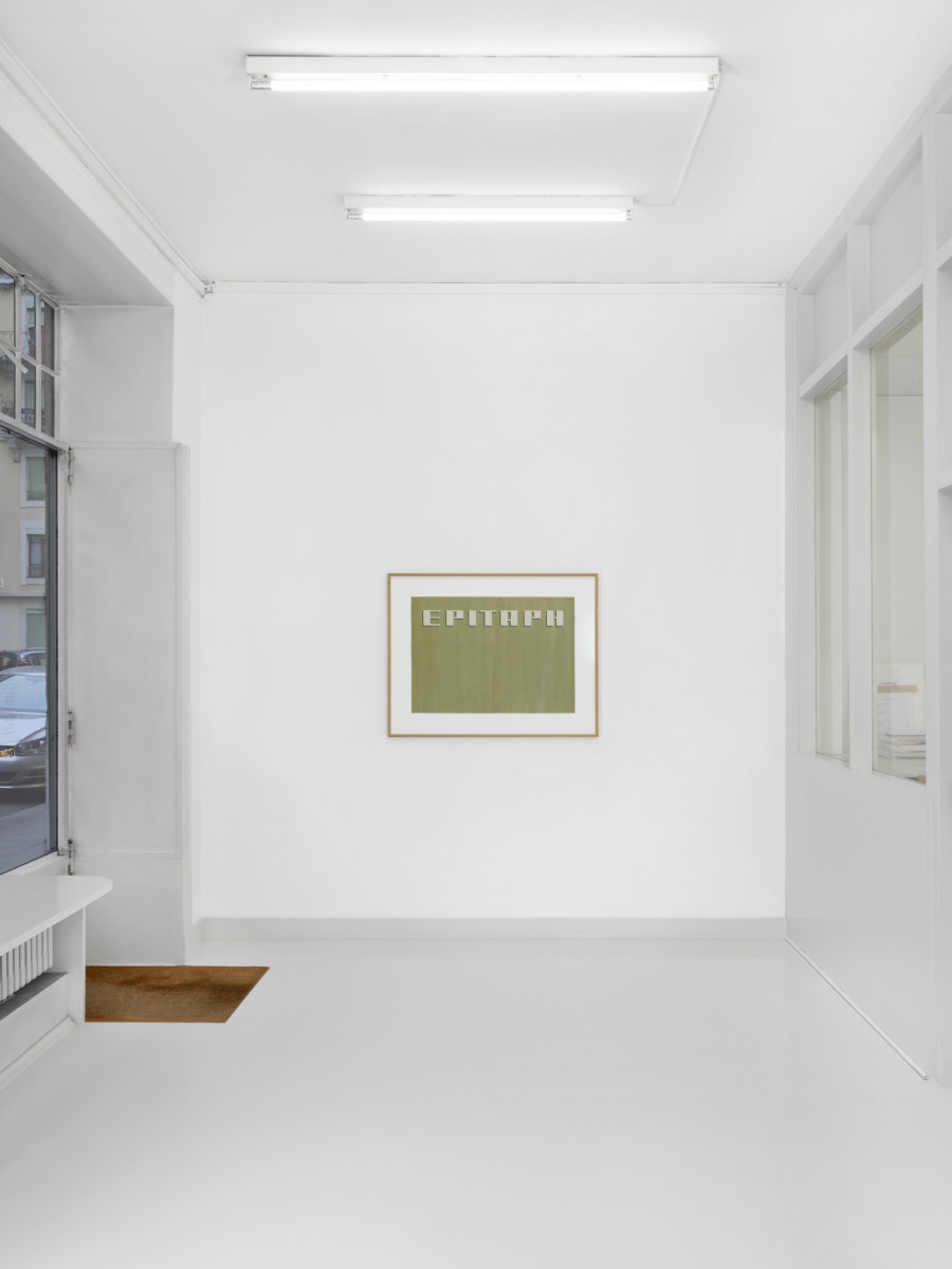 Installation view, Franz Erhard Walther, Skopia, 2025. Photo credit: © Julien Gremaud, courtesy Franz Erhard Walther and Skopia