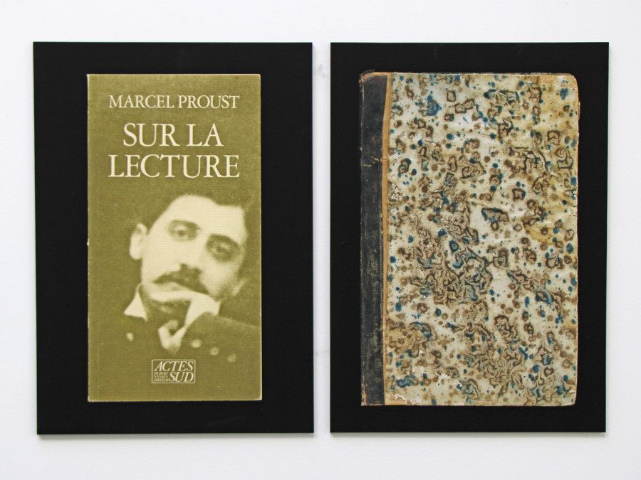 Jacqueline Mesmaeker, Bibliothèque, 2023, Print on Hahnemühle paper mounted on panel, Ed. 5/5, each 42 x 29.7 cm