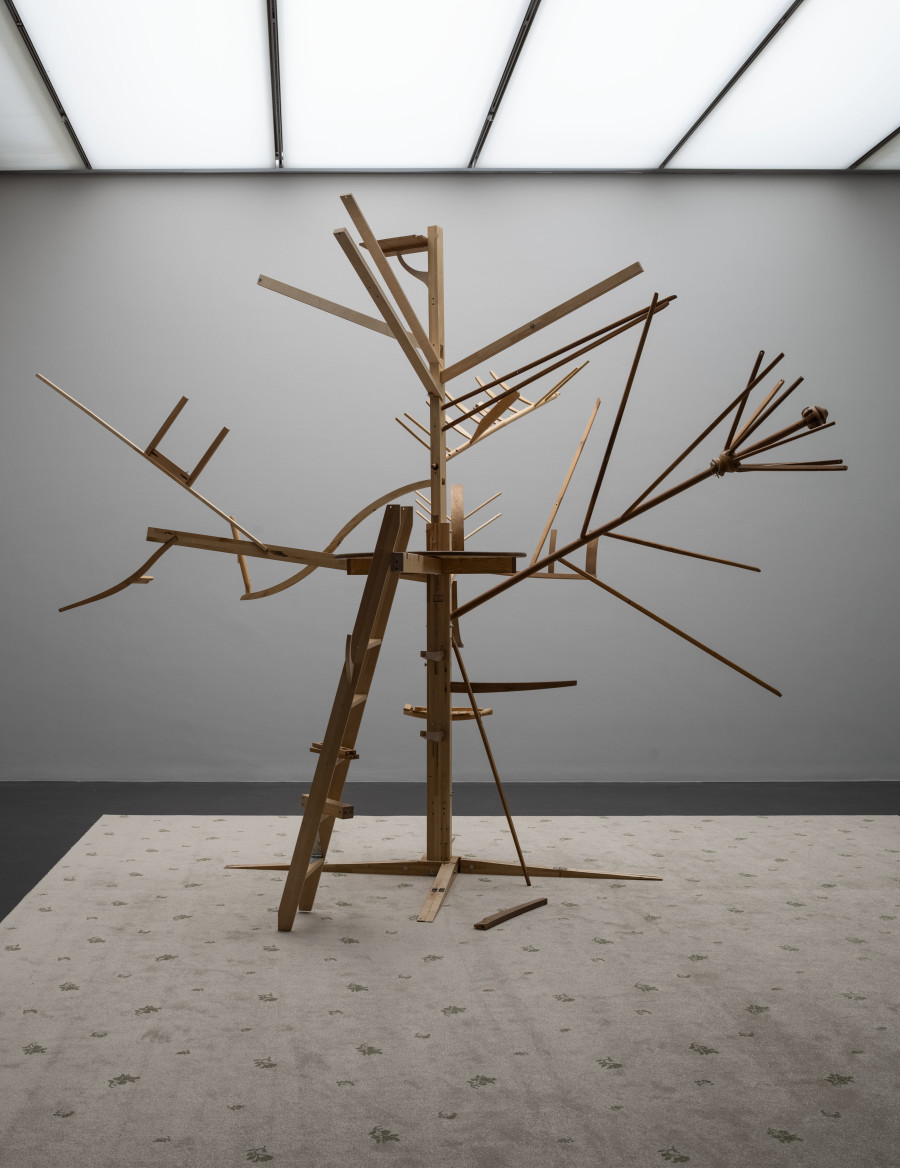 Installation view, Guy Ben Ner, We’ve Lost, Kunstmuseum Luzern, 2023-2024. Photo credit: Marc Latzel