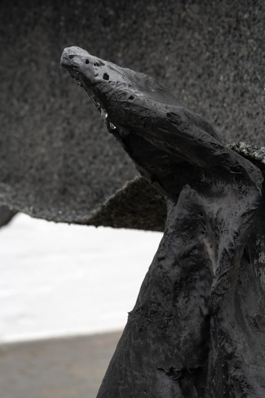 Sofía Salazar Rosales, When the axial skeleton decides to speak & We are contextual and sentimental, detail, 2025. Photo: Kunst Halle Sankt Gallen, E. Sommer. Courtesy: the artist and ChertLüdde, Berlin.