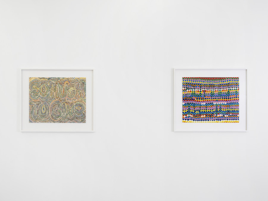 Exhibition view, Lionel Estève, So Much, xippas, 2022. Photo credit: Julien Gremaud
