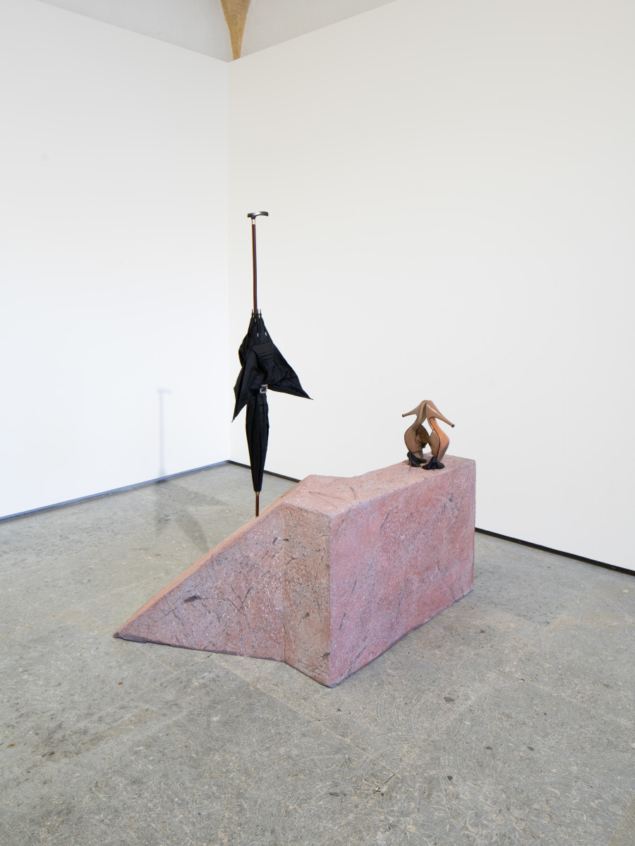 Exhibition view, Accoutrements, Rasmus Myrup, Centre d'Art Contemporain Yverdon-les-Bains (CACY), 2025-2026. Photo credit: Anne-Laure Lechat