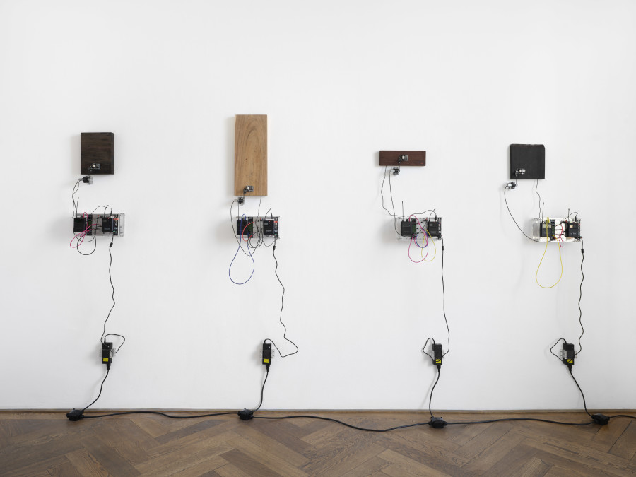 Bagus Pandega, Swara Sirna, 2025, detail, in: Bagus Pandega, Sumber Alam, Kunsthalle Basel, 2025, photo: Philipp Hänger / Kunsthalle Basel