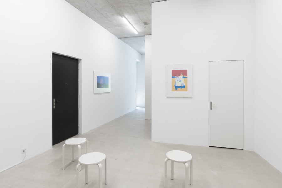 Installation view, Julian Irlinger, Ludwig, Damien & The Love Guru, 2024. Courtesy of the artist and Damien & The Love Guru, Brussels/Zürich. Photo: Claude Barrault
