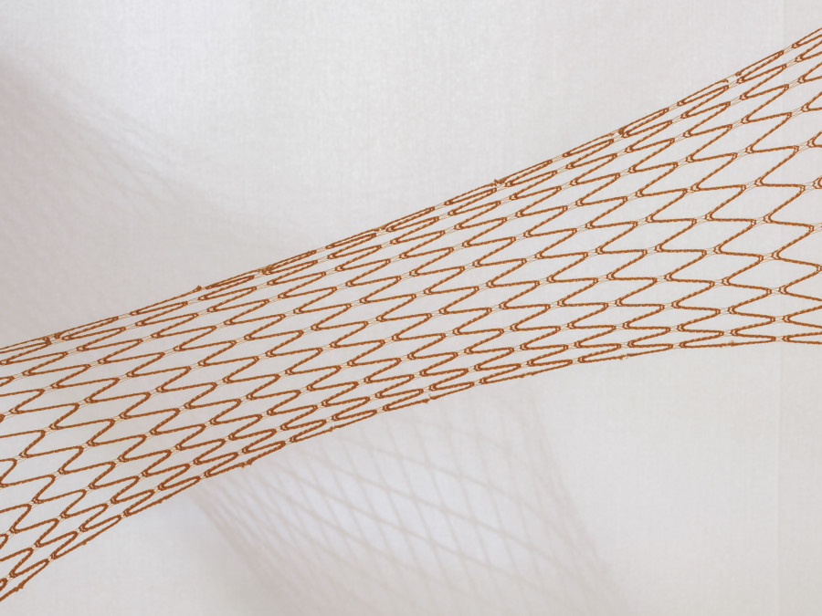 Mina Squalli-Houssaïni, Concealed #3 Veiled (detail), 2024. CAN Centre d’art Neuchâtel, Switzerland. Photography: Sebastian Verdon. Courtesy: All images copyright and courtesy of the artists and CAN Centre d’art Neuchâtel