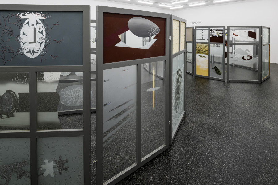 Installation view, Collection in Focus. Hugo Suter, Aargauer Kunsthaus, 3.9. – 12.11.2023. Courtesy Aargauer Kunsthaus, Aarau, © Nachlass Hugo. Photo: René Rötheli, Baden
