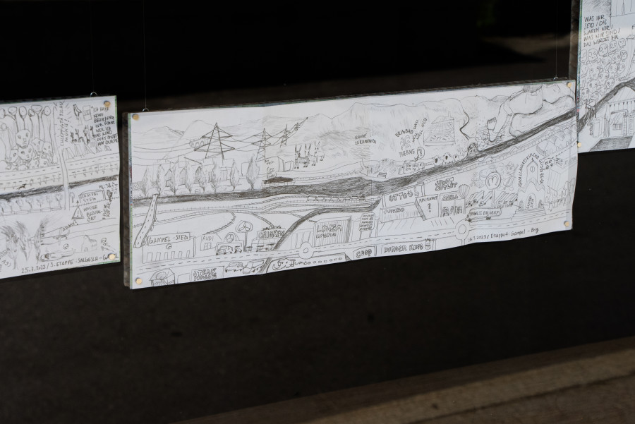 Exhibition, Willimann / Arai, Walking with the Rhone, 2023. Photo credit: Studio Stucky