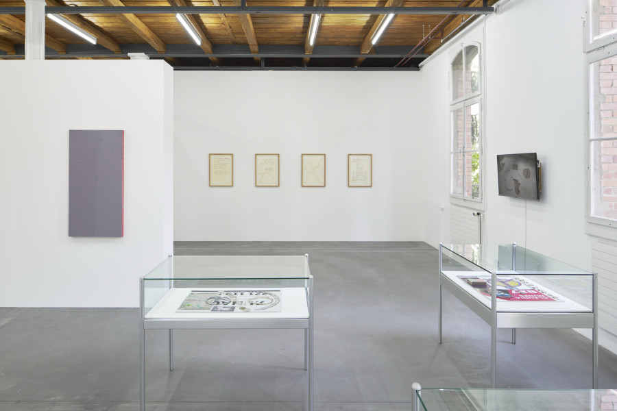 Exhibition view, Art & Alienation, Kunsthalle Friart Fribourg, 2025. Photo: Guillaume Python. Courtesy of the artists and Kunsthalle Friart Fribourg