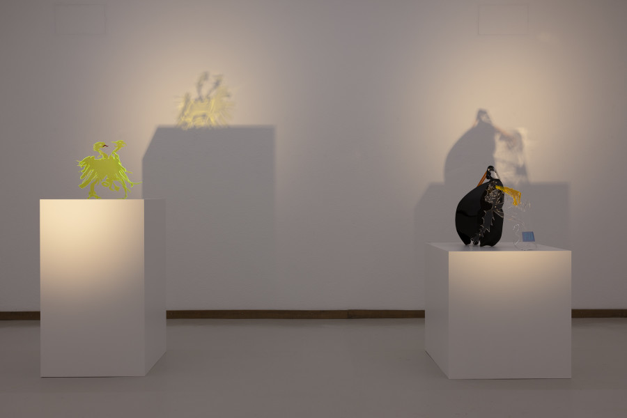 Linda Bilda, Die goldene Welt, installation view, Kunsthaus Glarus, 2025. Photo: Gina Folly