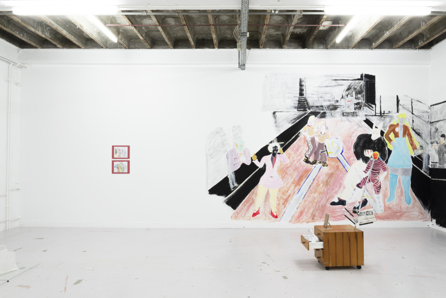 Exhibition view, gold plated prophecies, Forde, 2023. Photo: Simon Jaton
