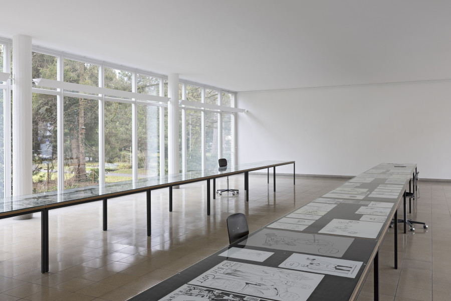 Linda Bilda, Die goldene Welt, installation view, Kunsthaus Glarus, 2025. Photo: Gina Folly