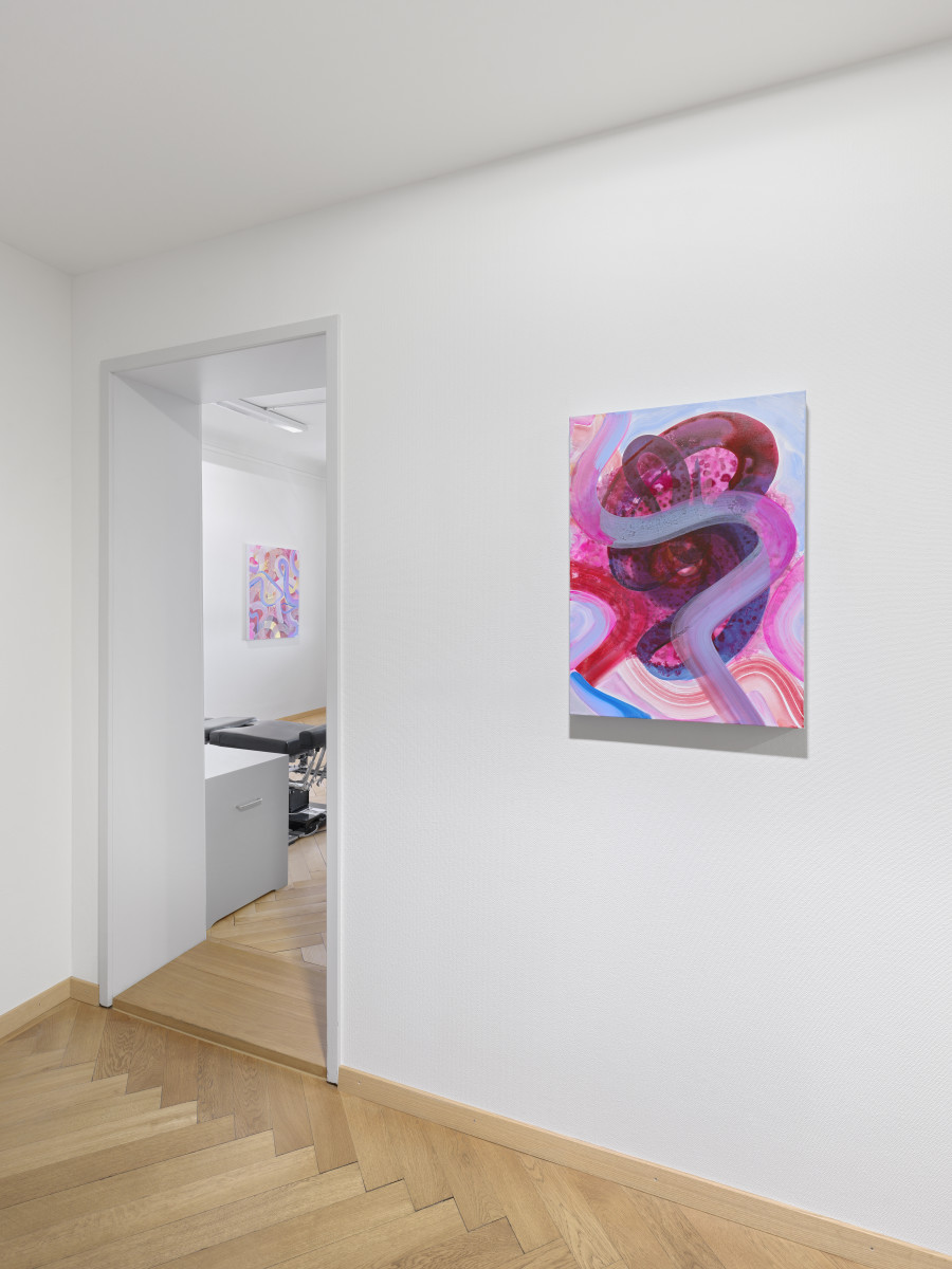 Exhibition view, Seol Kwon, Lunula, BELETAGE Art Space, Zürich, 2025. Photo credit: Annik Wetter, courtesy BELETAGE, Zurich