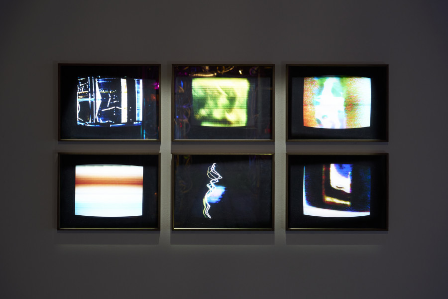 [ a n y m a ] Michael Egger, Screenshot I–VI, 2021. Photo: Guillaume Python. Courtesy of the artist and Kunsthalle Friart Fribourg