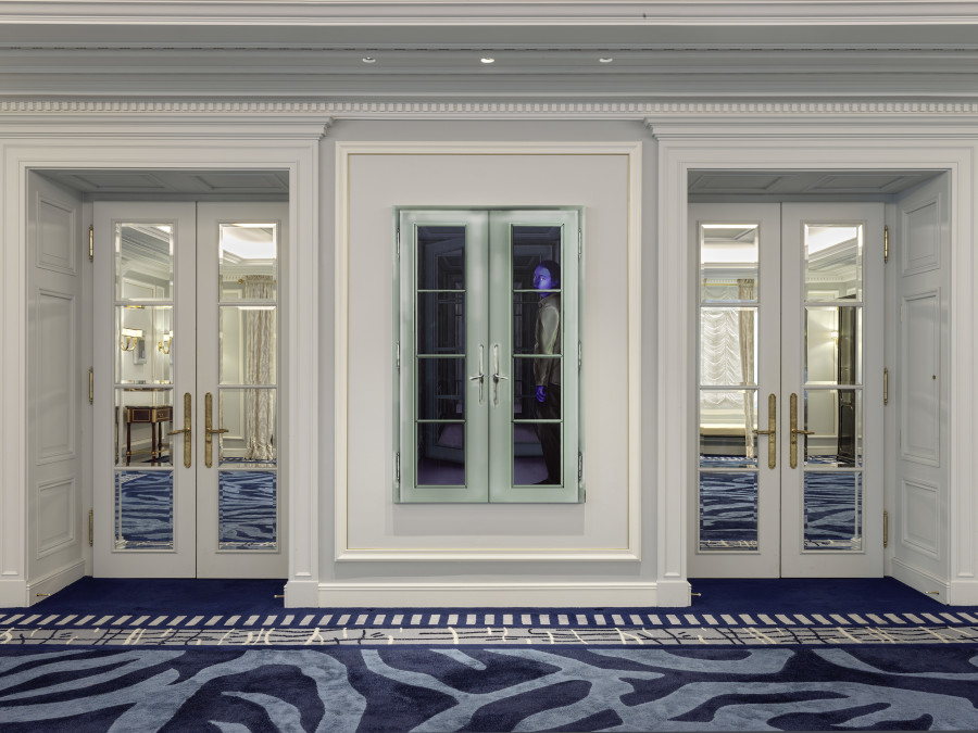 Installation view, Art in the Park XXIII, Louisa Gagliardi, Baur au Lac, Zurich, 2025. Courtesy the artist and Galerie Eva Presenhuber, Zurich / Vienna. Photo: Stefan Altenburger Photography, Zürich