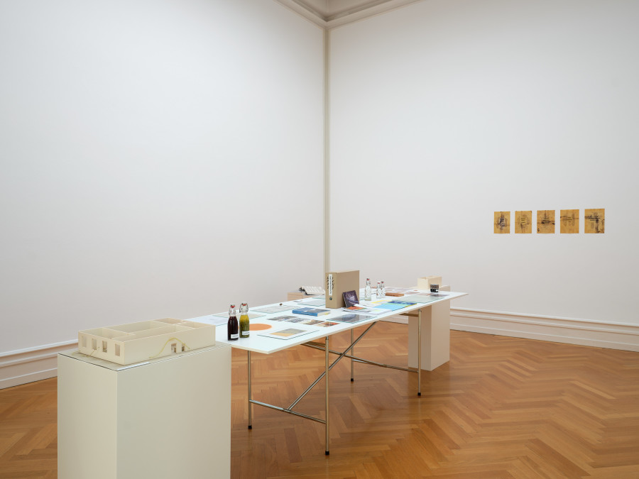 Exhibition view, Back to the Future, George Steinmann, Lofty Dryness. A growing Sculpture, 2003 – 2024, Kunsthalle Bern. Photo: David Aebi.