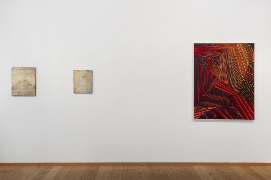 Installation view, Olaf Holzapfel and Michael Sailstofer, Speaking through substance, Livie Gallery, 2025. Photo credit: Esther Mathis