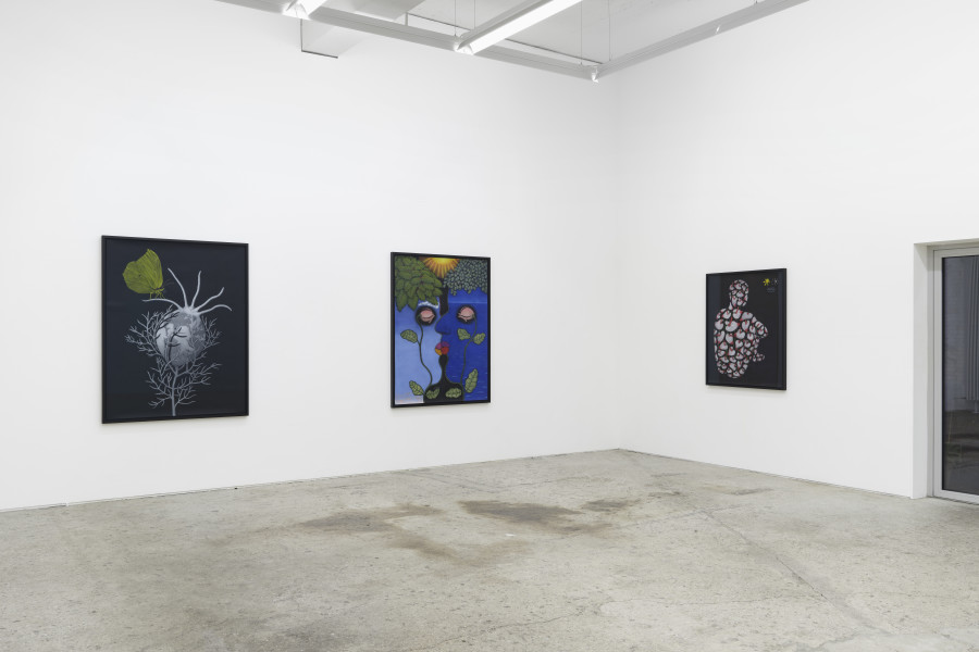 Exhibition view, Sabian Baumann, Nature (presque) morte, Galerie Mark Müller, Zürich, 2025. Photo credit: Conradin Frei & Galerie Mark Müller, Zürich.