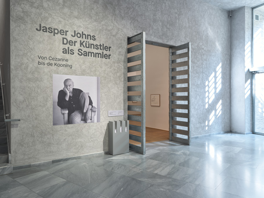 Exhibition view, Jasper Johns — The artist as collector, From Cezanne to de Kooning, Kunstmuseum Basel, 2023. Photo credit: Max Ehrengruber