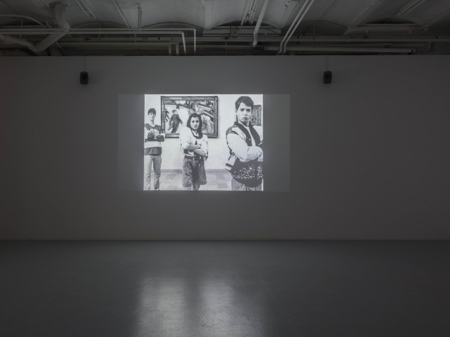 Mario García Torres, A brief history of Jimmie Johnson’s Legacy, 2006, exhibition view, 2023. Collection Frac Franche-Comté. Photography: Sebastian Verdon / all images copyright and courtesy of the artists and CAN Centre d’art Neuchâtel