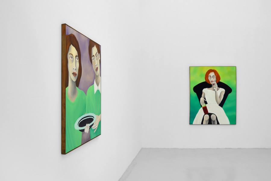 Exhibition view, "Together Separated", Rebecca Brodskis, Fabienne Levy, Lausanne, 2025. Photo credit: Tristan Savoy