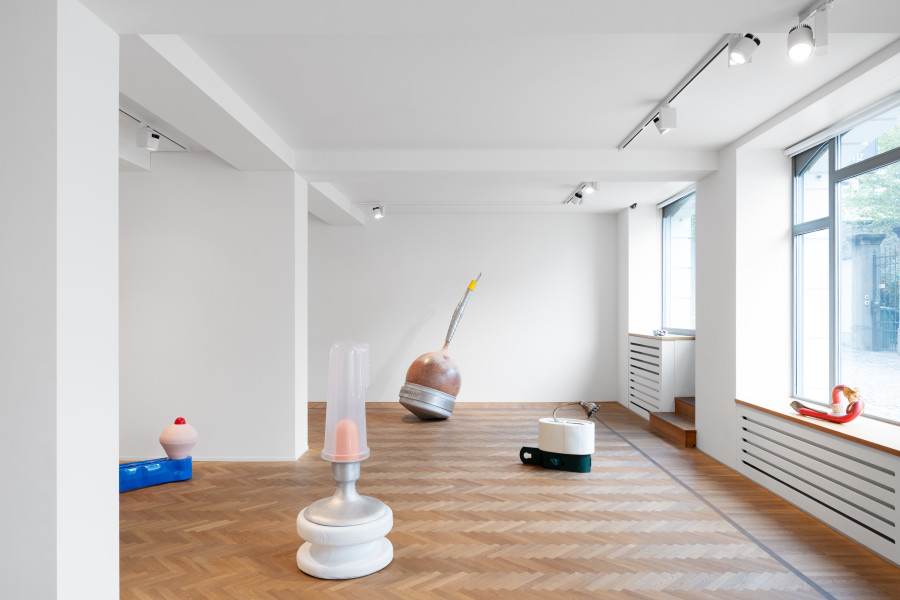 Installation view of Maria Ceppi, 'Chimära', 2025, Galerie Fabian Lang, Zürich. Courtesy of the artist and Galerie Fabian Lang. Copyright: © Fabian Lang