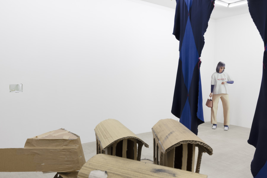 Exhibition view, Wear a mask and your face grows to fit it, For, Basel. Photography: Gina Folly / all images copyright and courtesy of the artists and For, Basel