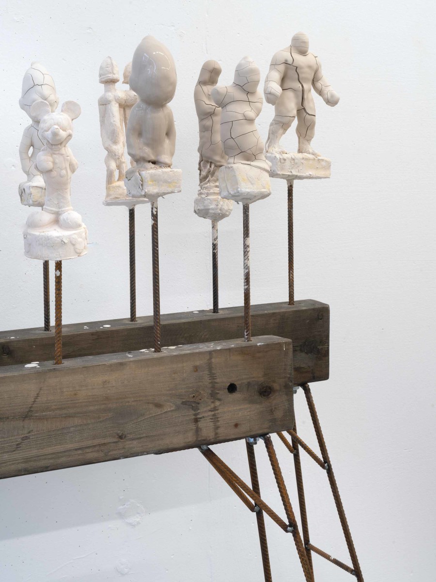 Christian Gonzenbach, works in progress, Galerie Heinzer Reszler, 2021-2022. Courtesy of the artist and Heinzer Reszler gallery.
