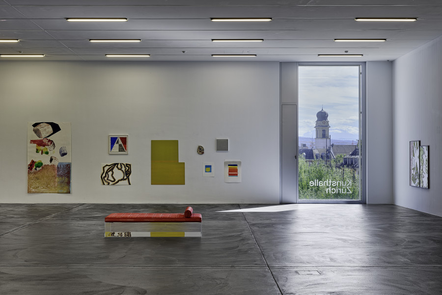 Installation view, MONOTYPES, Edition VFO at Kunsthalle Zürich, 2023. Courtesy of Edition VFO, Kunsthalle Zurich, the artist and Bernhard Strauss.