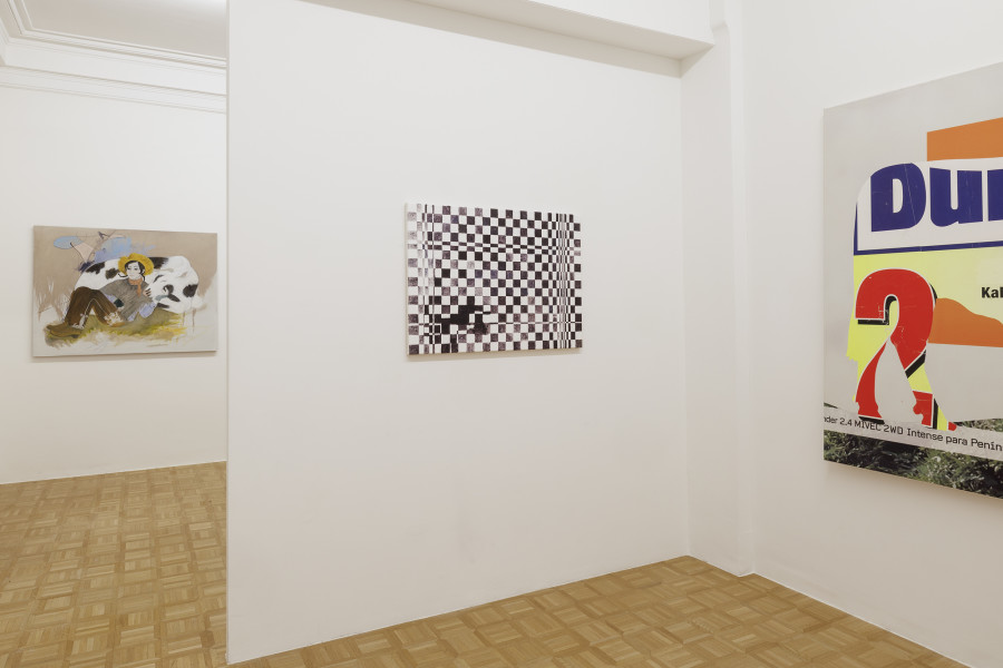 Exhibition view, Kühe und Pferde, Galerie Oskar Weiss, Zürich, 2025-2026. Photo credit: Gina Folly