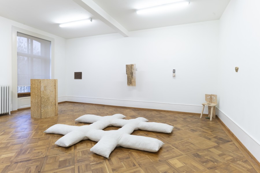 Exhibition view, Nora Renaud, Kunstvereinspreis 2022, Kunsthaus Pasquart, 2022-2023. Photo credit: Brigham Baker