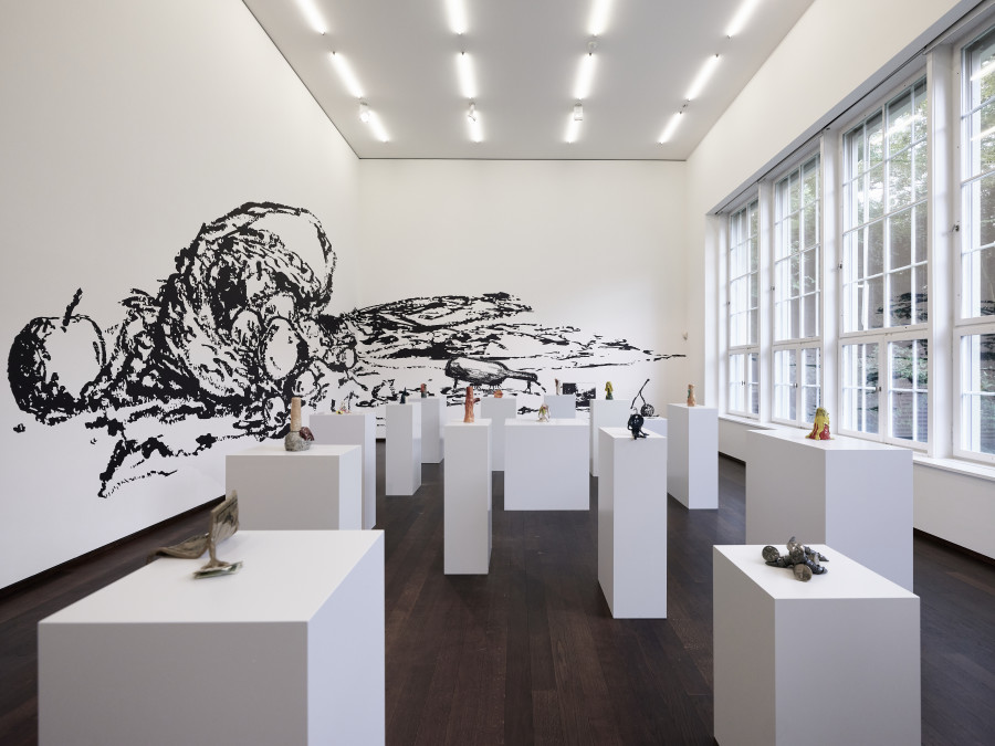 Exhibition view, Cassidy Toner, Besides the Point, Kunstmuseum Basel, 2025-2026. Courtesy of the artist & PHILIPPZOLLINGER, Zurich. Photo credit: Samuel Bramley