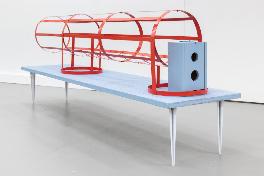 Exhibition view, Quido Sen, Sorgen Sie dafür, dass nach Ihrem Ableben Ihr Vorsterbekapital in richtige Hände kommt, Kunsthalle Luzern, 2023. Photo credit: Kilian Bannwart