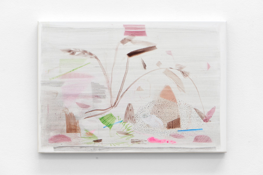 Charlotte Herzig, Flashback I have a Flashback, 2020. Acrylic on canvas 35 x 50 cm (Ref. HER09068).