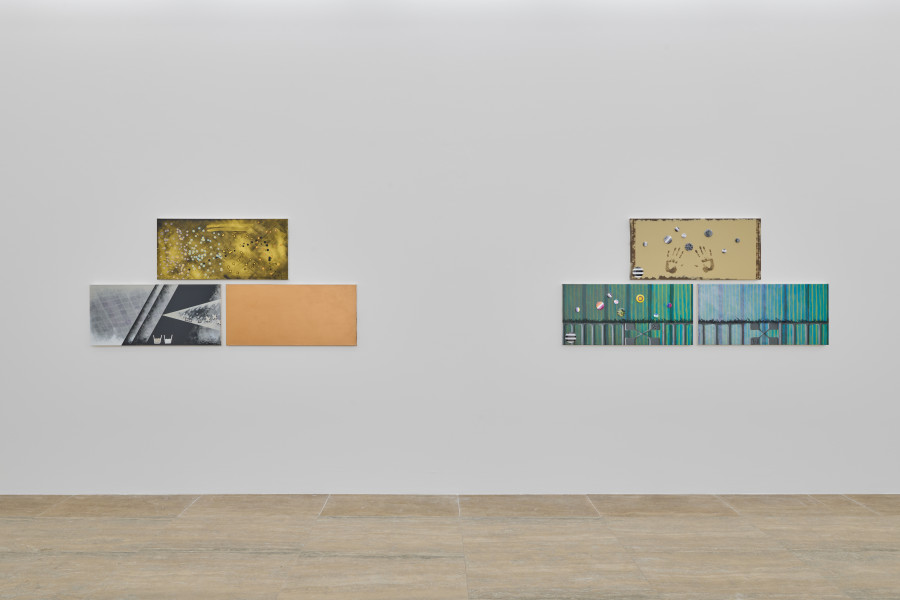 Exhibition view, Chris Lovasoa Kauffmann, Mammoth steps. One for Kevin, two for Lisa, Halle Nord, Geneva, 2025. Photo credit: © Thomas Maisonnasse / Halle Nord, 2025