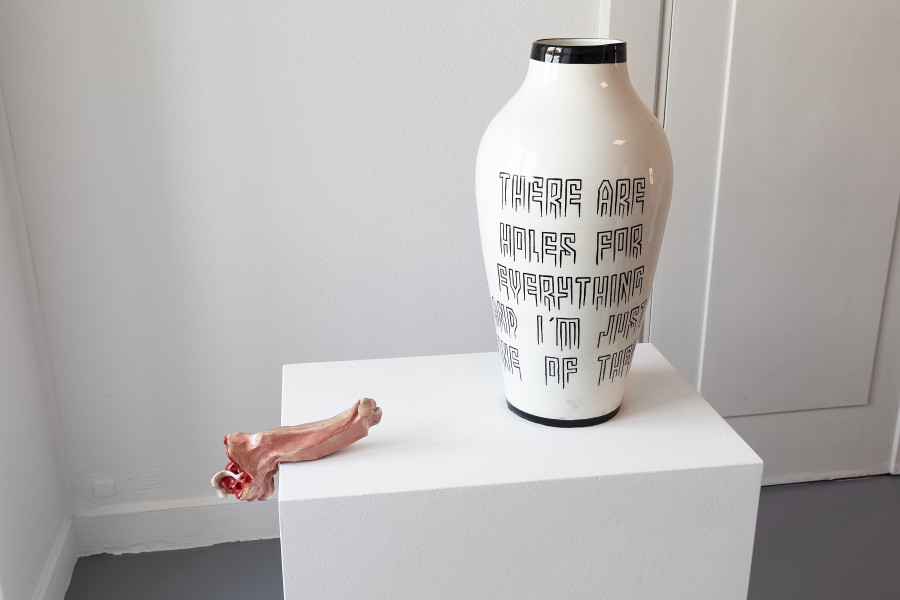 Exhibition view, La noche Bolana, Renata Petersen & Martin Soto Climent, The Lighthouse, 2023. Photo credit: Simon Baumberger