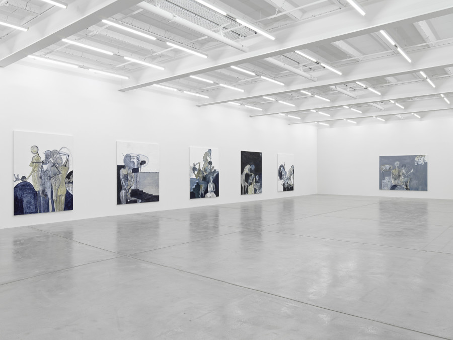 Installation view, Tobias Pils, Happy Days, Galerie Eva Presenhuber, Zurich, Maag Areal, 2024. © Tobias Pils. Courtesy the artist and Galerie Eva Presenhuber, Zurich / Vienna. Photo: Stefan Altenburger Photography, Zürich