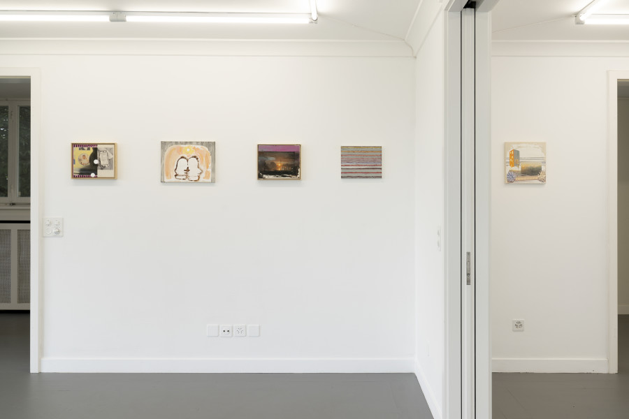 Exhibition view, Elise Corpataux, A Lifetime Waiting for Summer to Happen, suns.works, 2024. ©2024 suns.works and the artist. Photography: Claude Barrault, Remy Ugarte Vallejos et al.