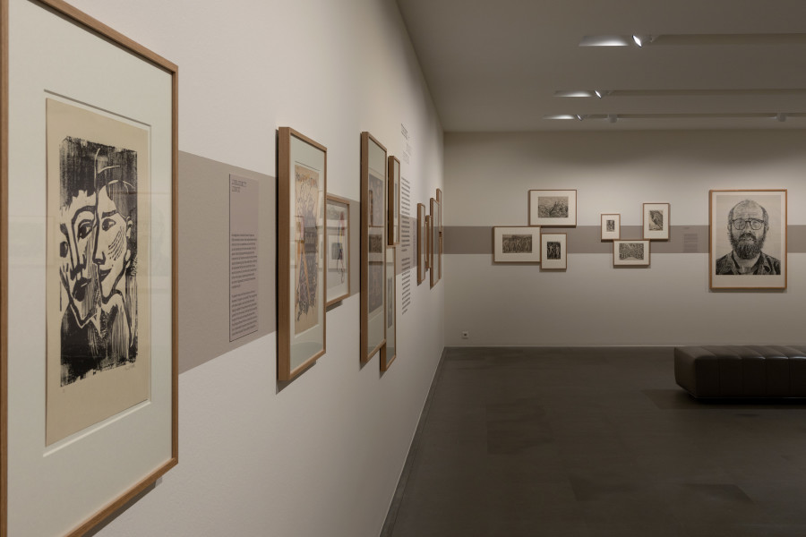 Exhibition view, Making an Impression!, Masterpieces on paper from Albrecht Dürer to Dieter Roth, Kunsthaus Zürich, 2025-2026. Foto © Franca Candrian, Kunsthaus Zürich