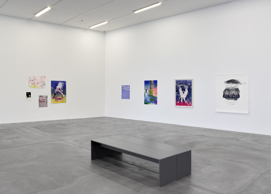 Installation view, MONOTYPES, Edition VFO at Kunsthalle Zürich, 2023. Courtesy of Edition VFO, Kunsthalle Zurich, the artist and Bernhard Strauss.