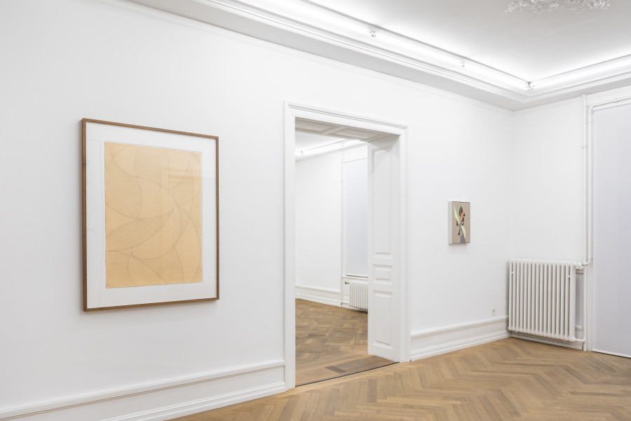 Exhibition view, Albrecht Schnider, at the garden’s Border, Mai 36 Galerie, 2023. Photo credits: Peter Baracchi