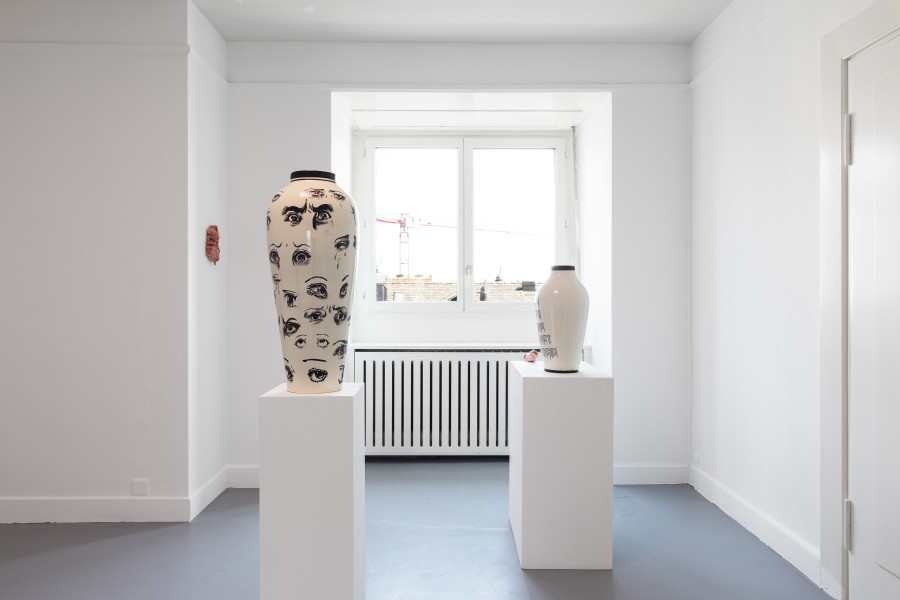 Exhibition view, La noche Bolana, Renata Petersen & Martin Soto Climent, The Lighthouse, 2023. Photo credit: Simon Baumberger