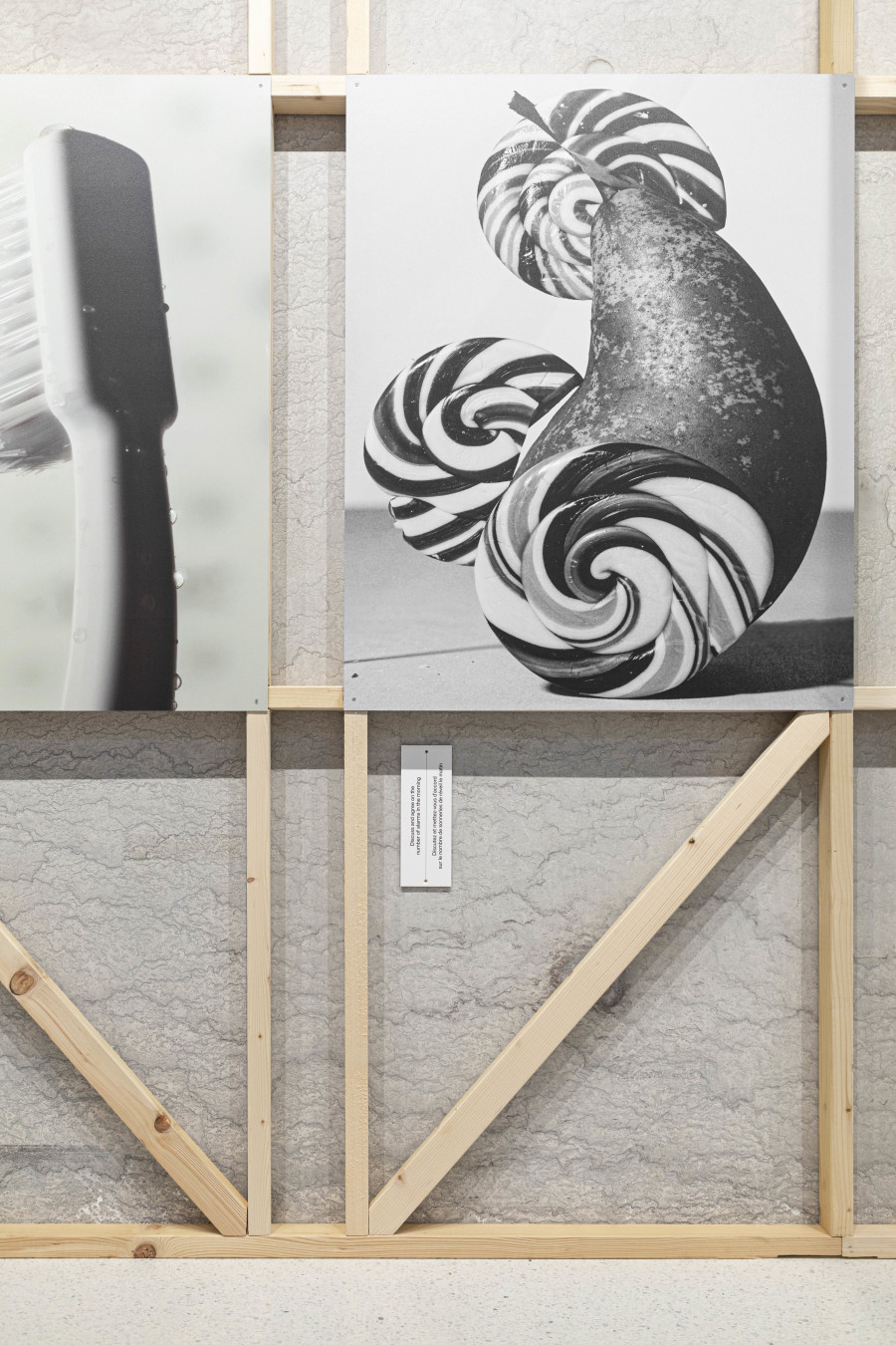 Installation view, Sabine Hess & Nicolas Polli, One Bed, Two Blankets, Seventy-Six Rules, Maison de l'enfance et de l'adolescence, Centre de la photographie Genève, 2025. Photo credit: Aix Golay