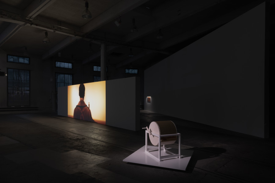 Exhibition view, Atiéna R. Kilfa, Wonder Lust, 2025, LOK by Kunstmuseum St.Gallen, February 8 – July 6, 2025 © Kunstmuseum St. Gallen, photo: Sebastian Stadler