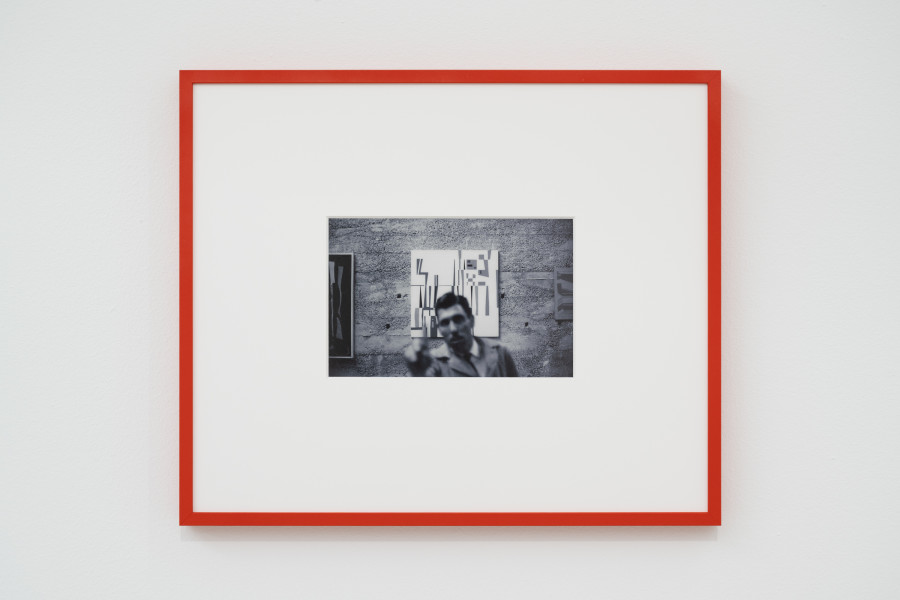 View of Untitled (27th Venice Biennale) 1954, Inkjet print on paper, 2026, 32 x 38 cm, framed, at Ausstellungsraum Klingental, Basel, 2026 / Photo: Finn Curry / © Maria Netter, SIK-ISEA (Zürich); Courtesy: Fotostiftung Schweiz, Diogo Pinto