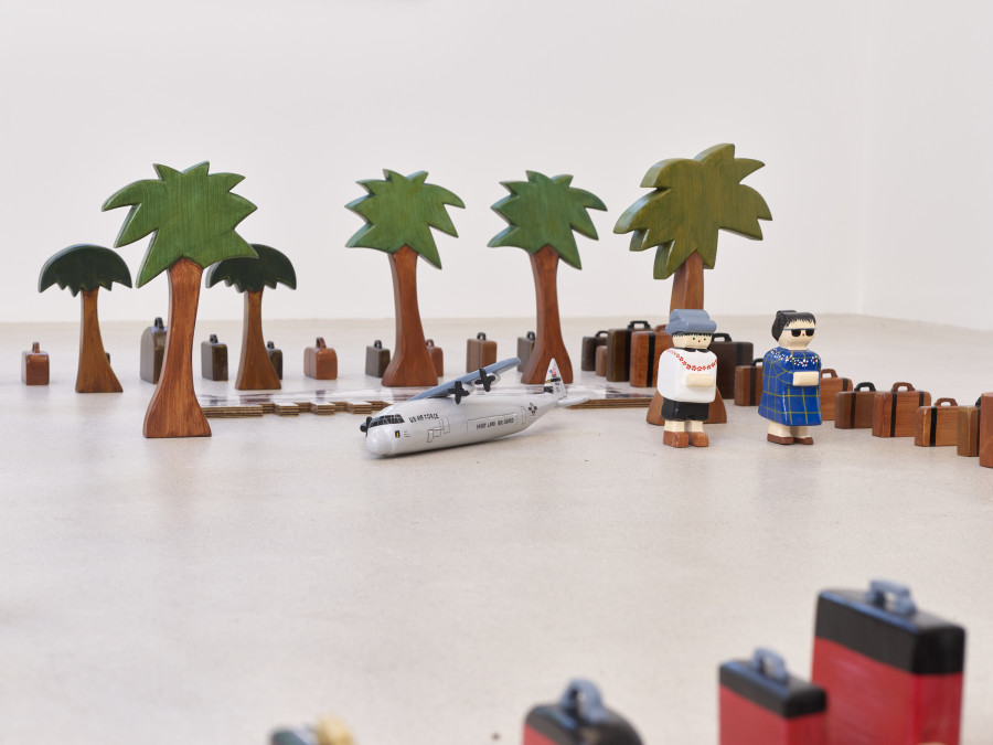 Installation view, Jasmin Werner, Apparat Kleptokrat, Damien & The Love Guru, Zürich, 2025. Courtesy of the artist and Damien & The Love Guru, Brussels/Zurich. Photography : Felix Jungo