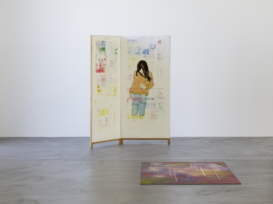 Installation view, MONOTYPES, Edition VFO at Kunsthalle Zürich, 2023. Courtesy of Edition VFO, Kunsthalle Zurich, the artist and Bernhard Strauss.