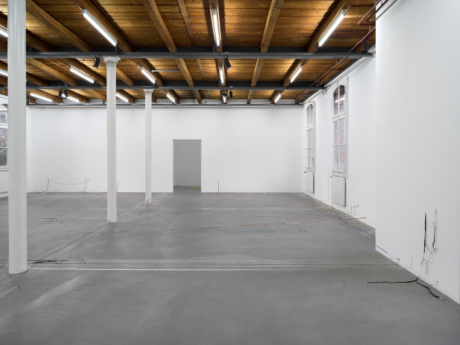 Olga Balema, The bizarre space of complex numbers, installation view, Kunsthalle Friart Fribourg, 2025. Photo: Cedric Mussano